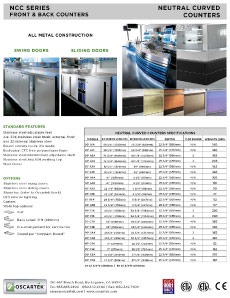 Download Neutral Counter Spec Sheets
