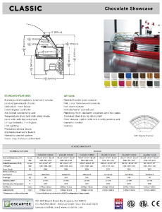 Download Classic Chocolate Spec Sheets