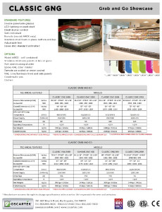 Download Classic Grab and Go Spec Sheets