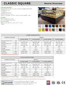 Download Classic Square Neutral Spec Sheets