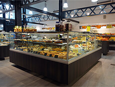 Classic Square: pastry, cheese display