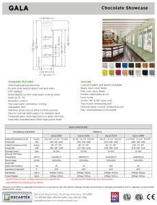 Download Gala Gala Chocolate Spec Sheets