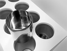 Pozzetti: stainless steel containers for gelato / ice cream