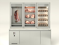 Provino I: aged meat, wine, refrigerated storage