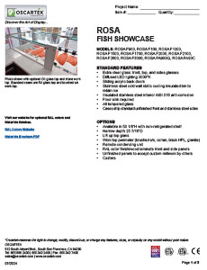 Download Rosa Fish Spec Sheets