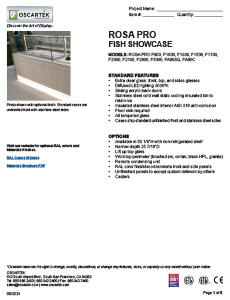 Download Rosa Fish Spec Sheets